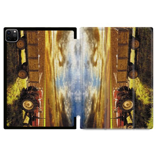 Coque Renforcée Pour Ipad Pro 13 M5 Agriculture Tracteur Color
