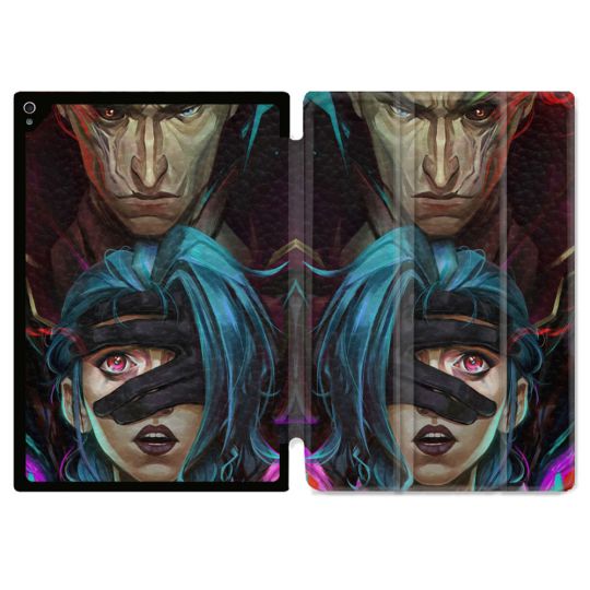 Coque Renforcée Pour Ipad Air 13 M3 Arcane Jinx Bleu