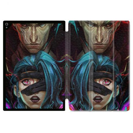 Coque Renforcée Pour Ipad Air 13 M3 Arcane Jinx Bleu