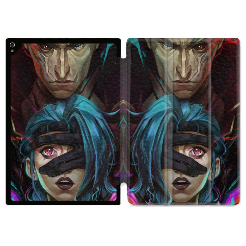 Coque Renforcée Pour Ipad Air 13 M3 Arcane Jinx Bleu