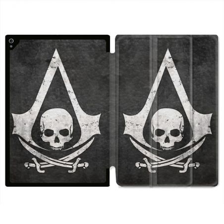Coque Renforcée Pour Ipad Air 13 M3 Assassin Creed Tete Mort