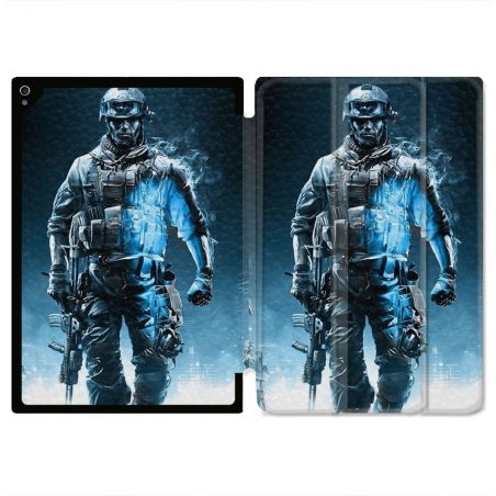 Coque Renforcée Pour Ipad Air 13 M3 Call Of Duty Guerrier