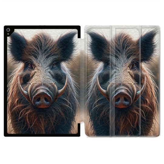 Coque Renforcée Pour Ipad Air 13 M3 Chasse Sanglier Attaque