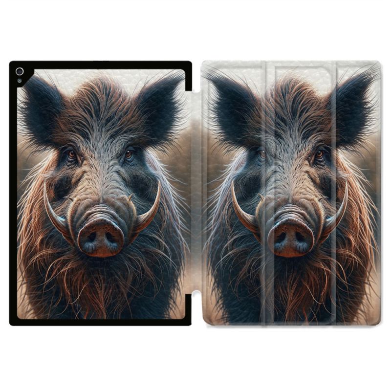 Coque Renforcée Pour Ipad Air 13 M3 Chasse Sanglier Attaque