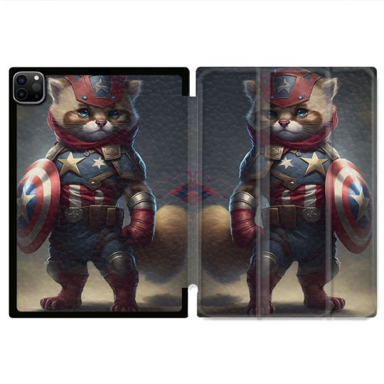 Coque Renforcée Pour Ipad Pro 13 M5 Animal Chat America