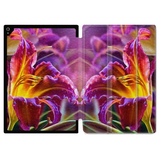 Coque Renforcée Pour Ipad Air 13 M3 Fleur Lys Color
