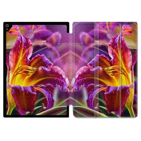 Coque Renforcée Pour Ipad Air 13 M3 Fleur Lys Color