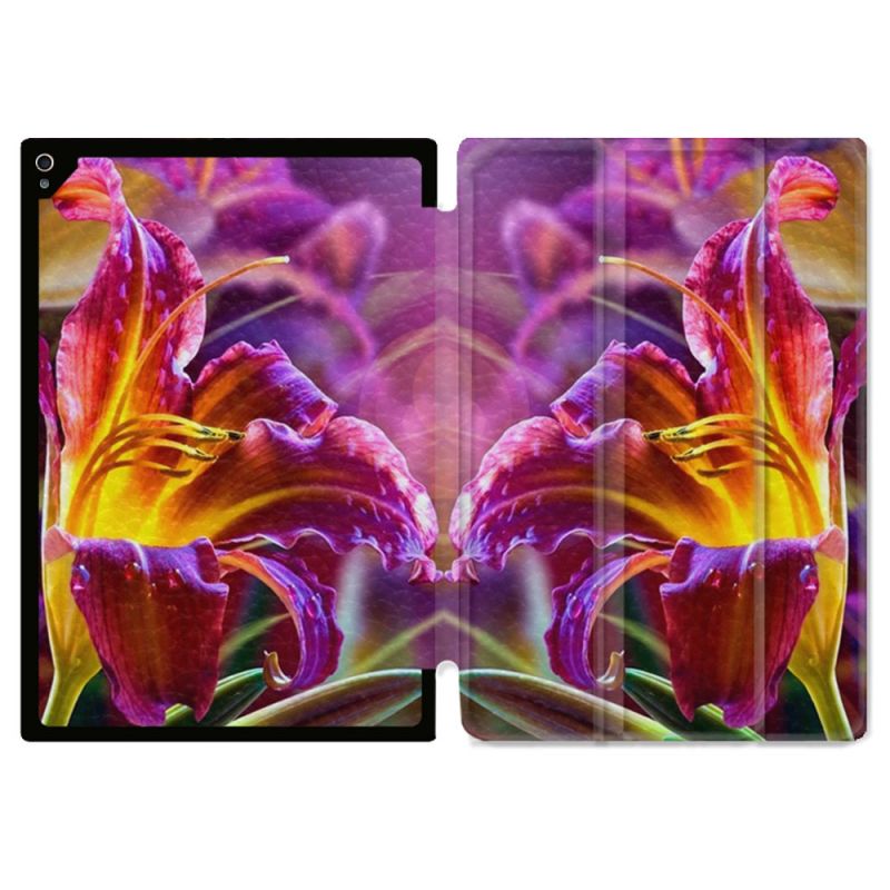 Coque Renforcée Pour Ipad Air 13 M3 Fleur Lys Color