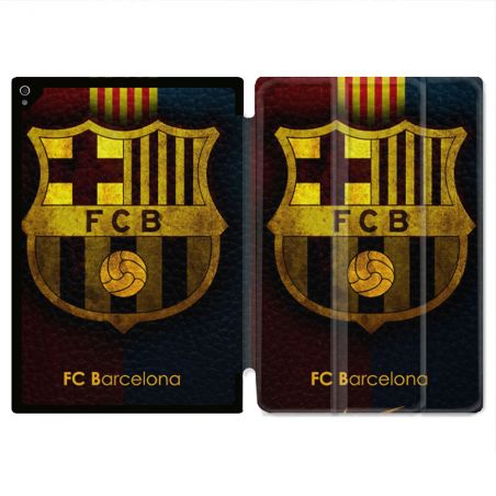 Coque Renforcée Pour Ipad Air 13 M3 Foot FC Barcelone Vintage