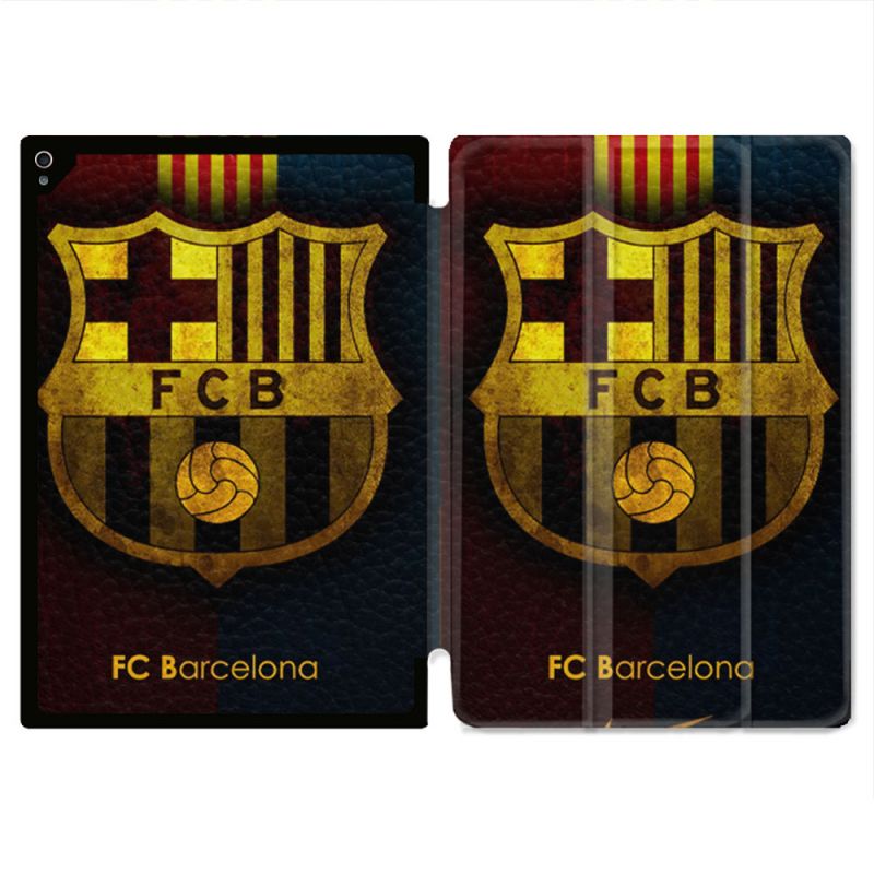 Coque Renforcée Pour Ipad Air 13 M3 Foot FC Barcelone Vintage