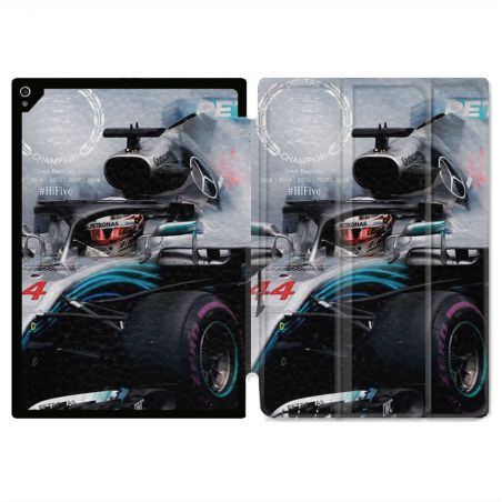 Coque Renforcée Pour Ipad Air 13 M3 Formule 1 F1 Mercedes Petronas