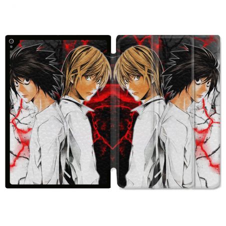 Coque Renforcée Pour Ipad Air 13 M3 Manga Death Note Duo