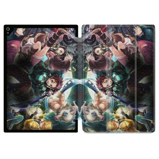 Coque Renforcée Pour Ipad Air 13 M3 Manga Demon Slayer Groupe