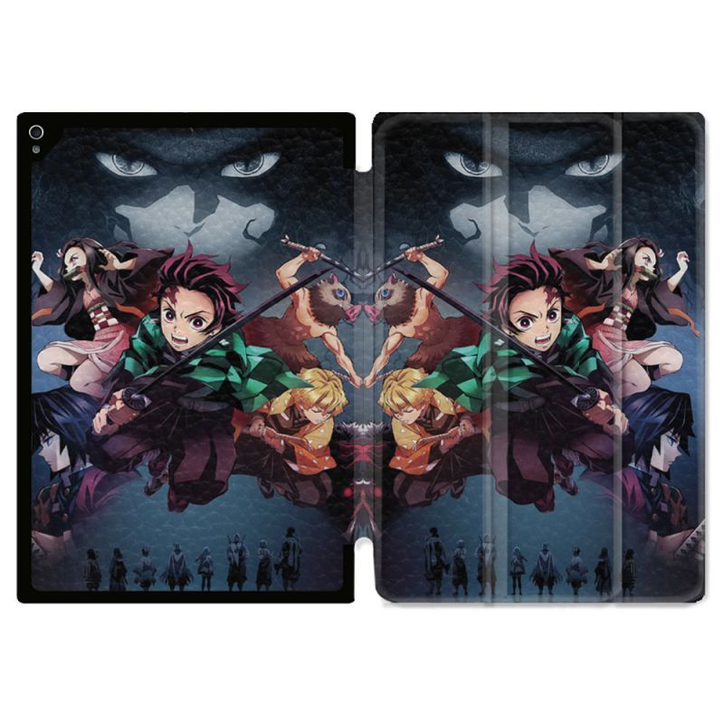 Coque Renforcée Pour Ipad Air 13 M3 Manga Demon Slayer Noir