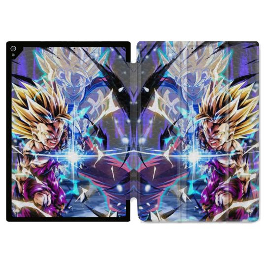 Coque Renforcée Pour Ipad Air 13 M3 Manga Dragon Ball Sangohan Duo