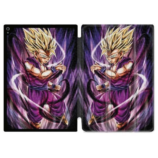 Coque Renforcée Pour Ipad Air 13 M3 Manga Dragon Ball Sangohan Violet