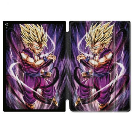 Coque Renforcée Pour Ipad Air 13 M3 Manga Dragon Ball Sangohan Violet