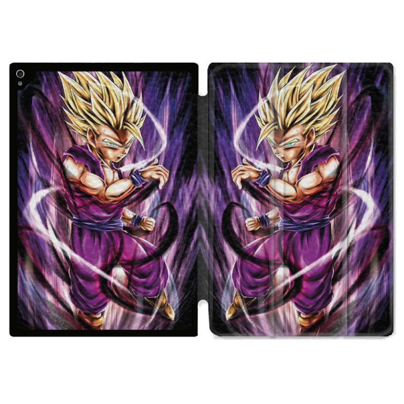 Coque Renforcée Pour Ipad Air 13 M3 Manga Dragon Ball Sangohan Violet