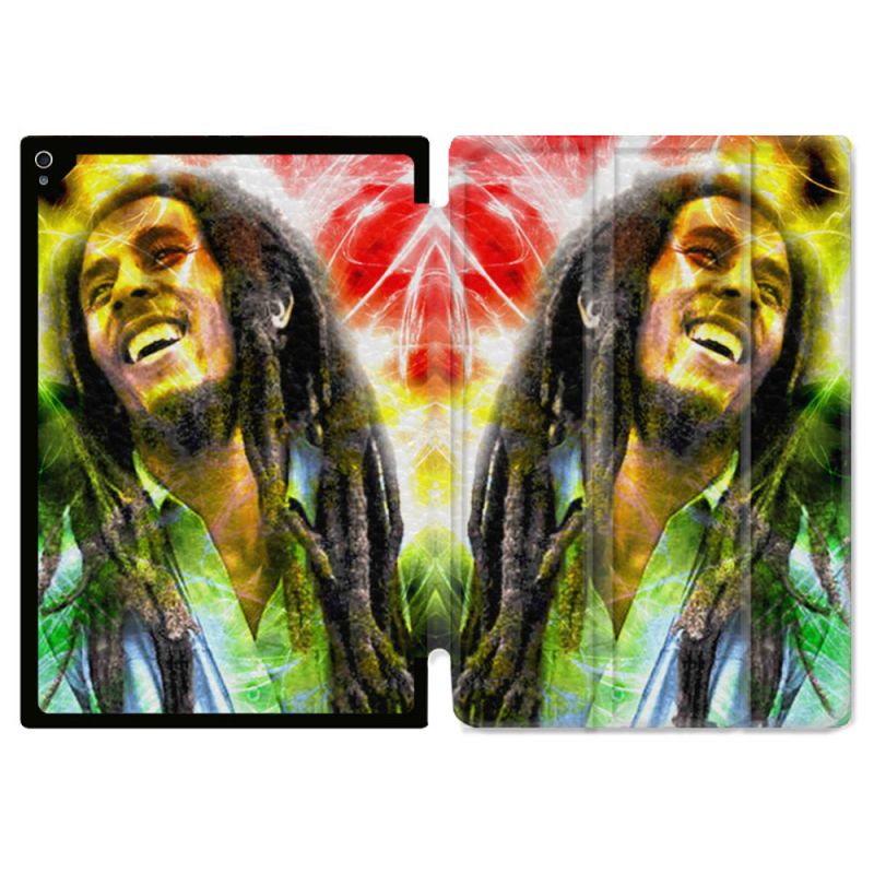 Coque Renforcée Pour Ipad Air 13 M3 Musique Bob Marley Color