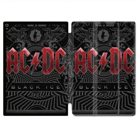 Coque Renforcée Pour Ipad Air 13 M3 Musique Rock ACDC Rouge