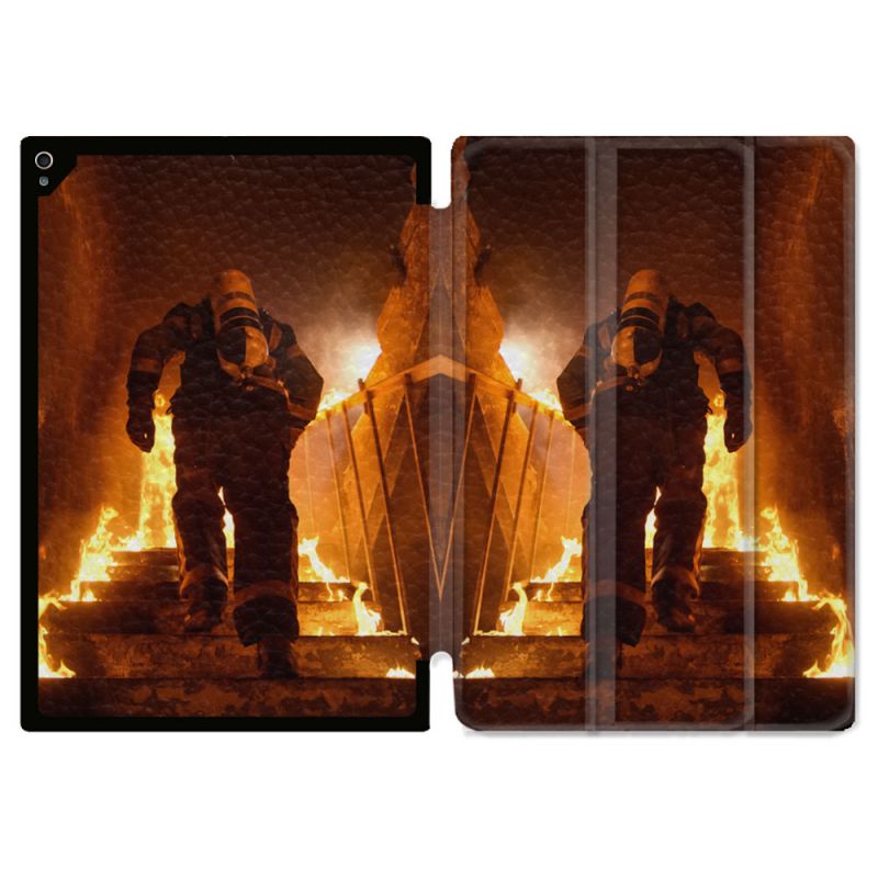 Coque Renforcée Pour Ipad Air 13 M3 Pompier Escalier