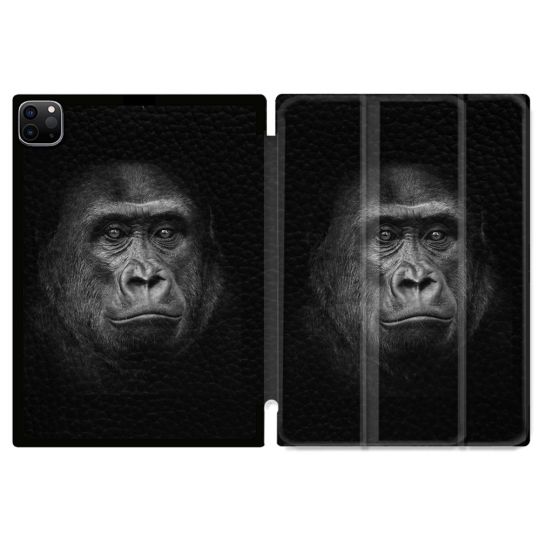 Coque Renforcée Pour Ipad Pro 13 M5 Animal Gorille Noir