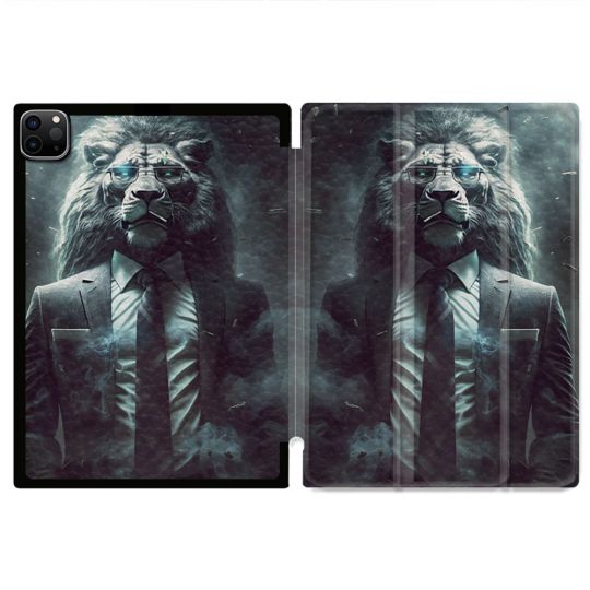 Coque Renforcée Pour Ipad Pro 13 M5 Animal Lion Business