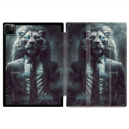Coque Renforcée Pour Ipad Pro 13 M5 Animal Lion Business