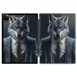 Coque Renforcée Pour Ipad Pro 13 M5 Animal Loup Business
