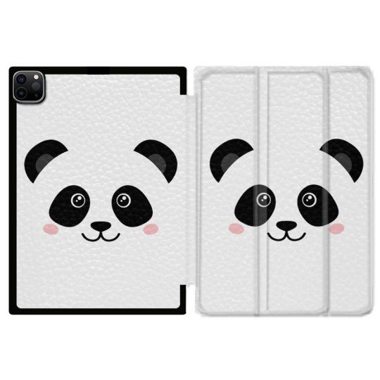 Coque Renforcée Pour Ipad Pro 13 M5 Animal Panda Blanc