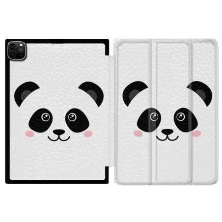 Coque Renforcée Pour Ipad Pro 13 M5 Animal Panda Blanc