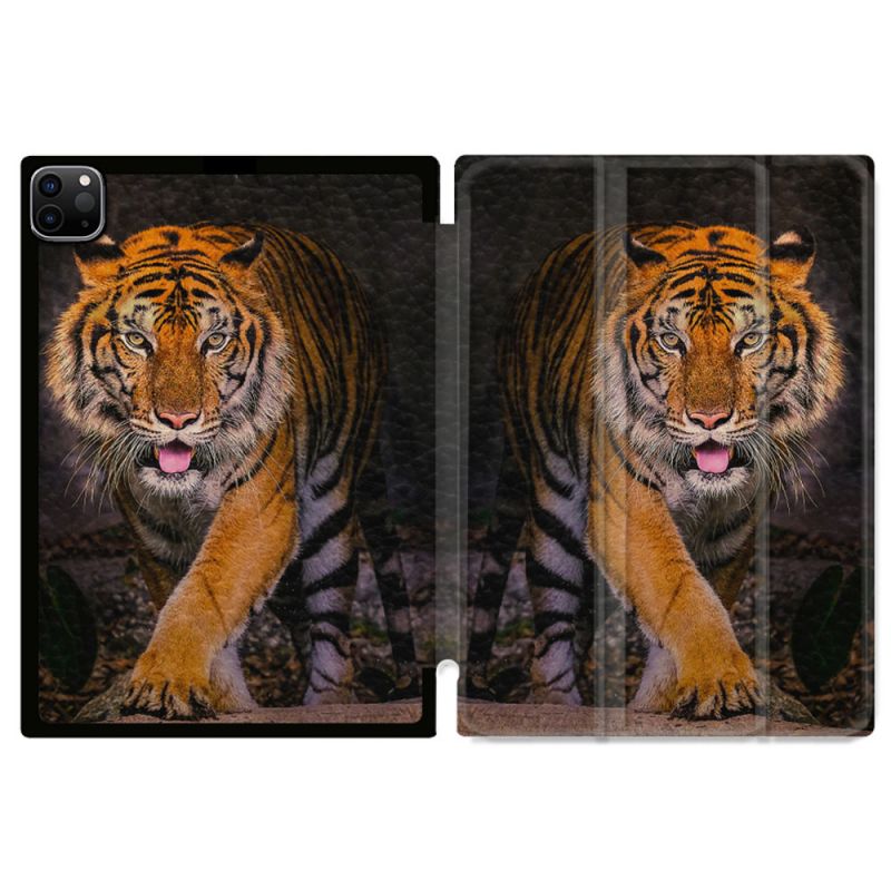 Coque Renforcée Pour Ipad Pro 13 M5 Animal Tigre Jungle