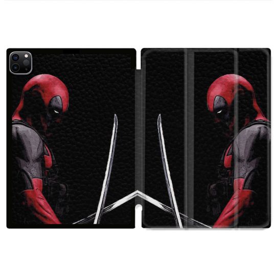 Coque Renforcée Pour Ipad Pro 13 M5 Deadpool Epee