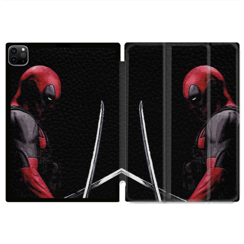 Coque Renforcée Pour Ipad Pro 13 M5 Deadpool Epee