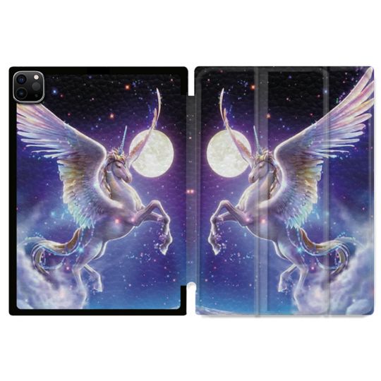 Coque Renforcée Pour Ipad Pro 13 M5 Fantastique Licorne Céleste