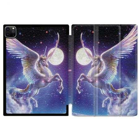 Coque Renforcée Pour Ipad Pro 13 M5 Fantastique Licorne Céleste