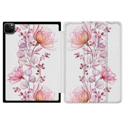 Coque Renforcée Pour Ipad Pro 13 M5 Fleur Eclosion
