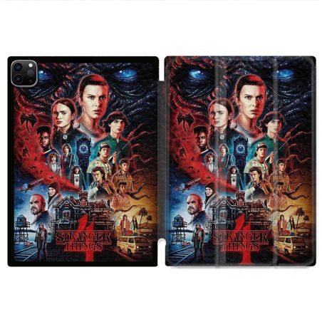 Coque Renforcée Pour Ipad Pro 13 M5 Stranger Things Affiche 4