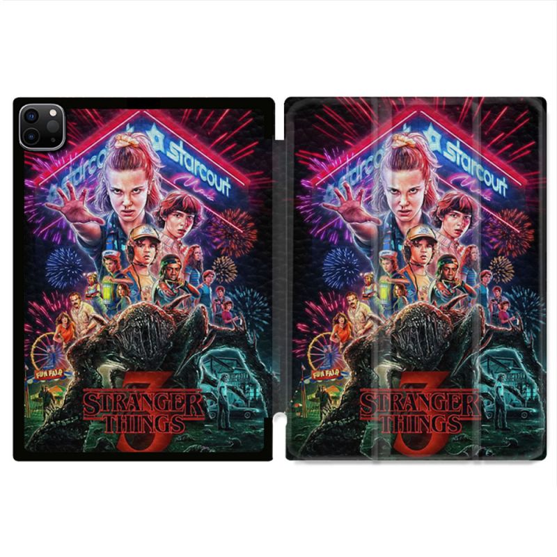 Coque Renforcée Pour Ipad Pro 13 M5 Stranger Things Affiche 3