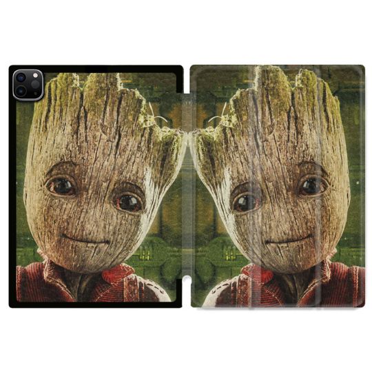 Coque Renforcée Pour Ipad Pro 13 M5 Groot Vert