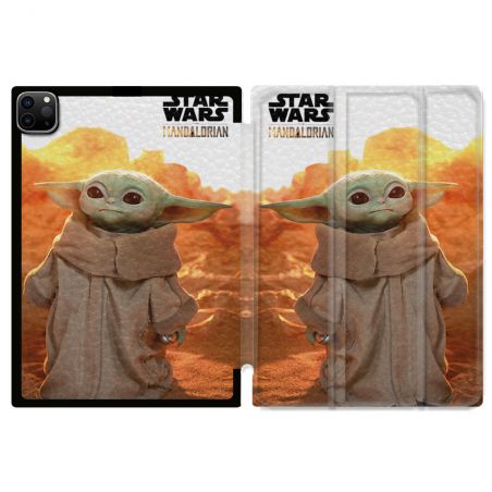 Coque Renforcée Pour Ipad Pro 13 M5 Star Wars - Yoda bebe soleil