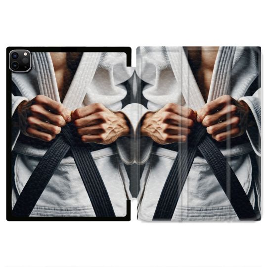 Coque Renforcée Pour Ipad Pro 13 M5 Kimono Ceinture