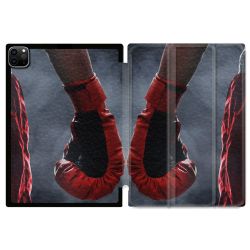 Coque Renforcée Pour Ipad Pro 13 M5 Sport Boxe Gant Rouge