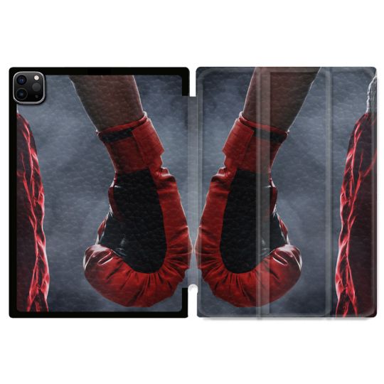 Coque Renforcée Pour Ipad Pro 13 M5 Sport Boxe Gant Rouge