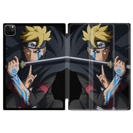 Coque Renforcée Pour Ipad Pro 13 M5 Manga Boruto Tatouage