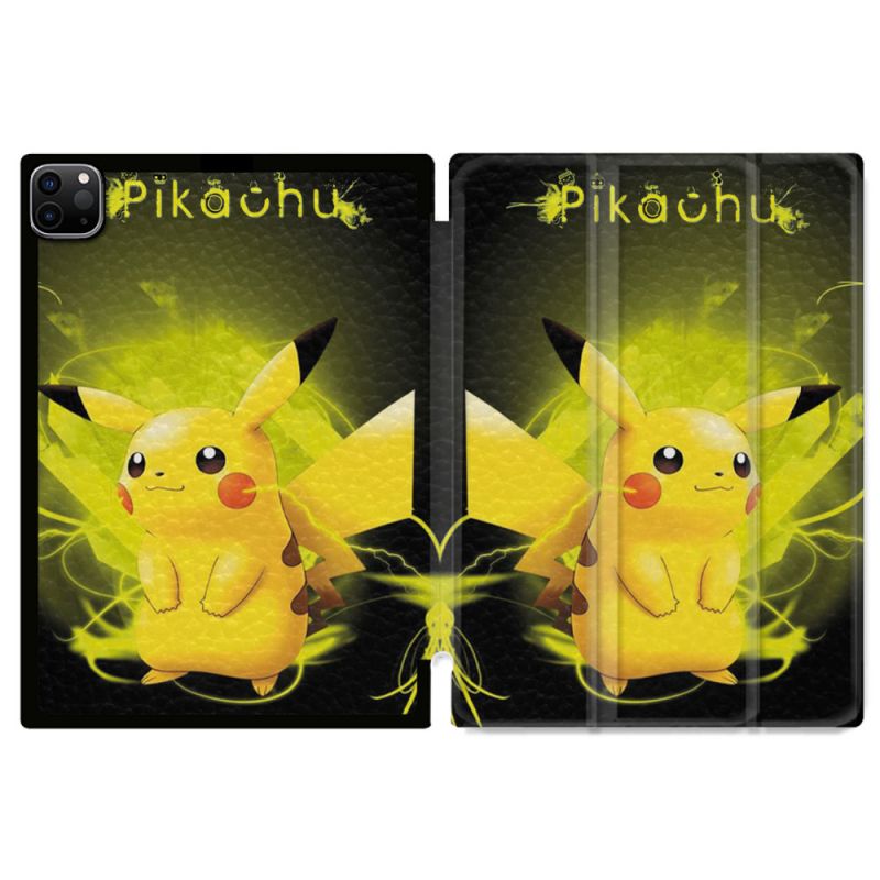 Coque Renforcée Pour Ipad Pro 13 M5 Pokemon Pikachu Eclair