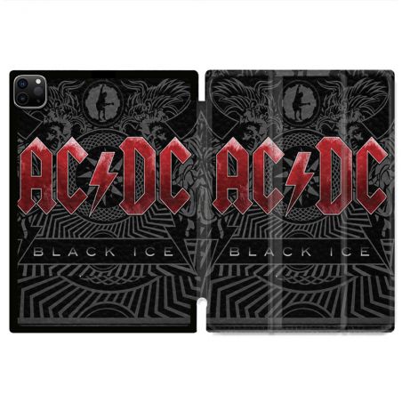 Coque Renforcée Pour Ipad Pro 13 M5 Musique Rock ACDC Rouge