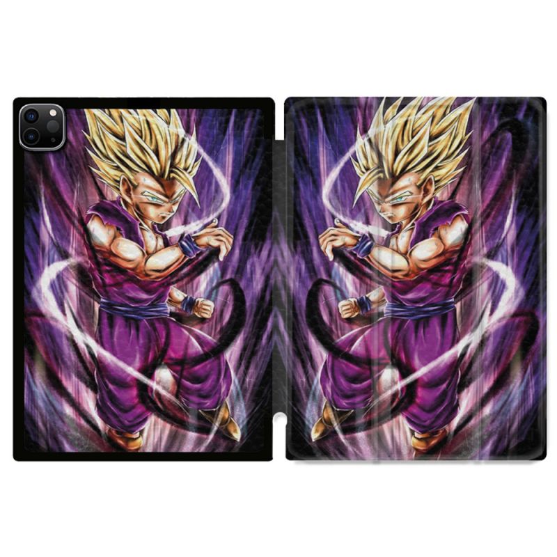 Coque Renforcée Pour Ipad Pro 13 M5 Manga Dragon Ball Sangohan Violet