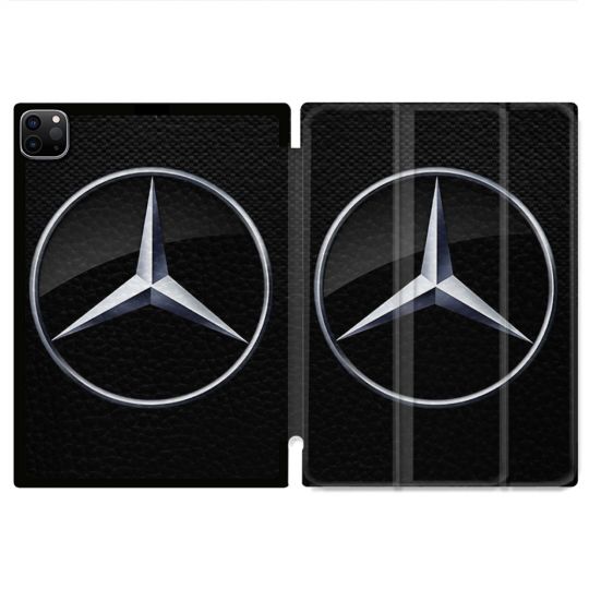 Coque Renforcée Pour Ipad Pro 13 M5 Mercedes Carbone