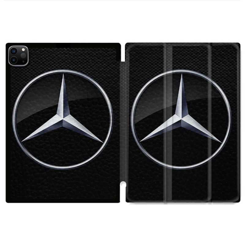 Coque Renforcée Pour Ipad Pro 13 M5 Mercedes Carbone